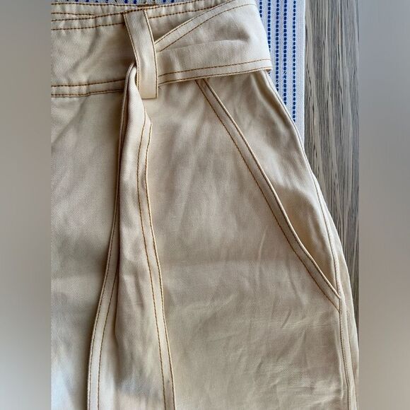 ULLA JOHNSON Levi Pant Women Ivory  Size 0 New with tag - Picture 9 of 16